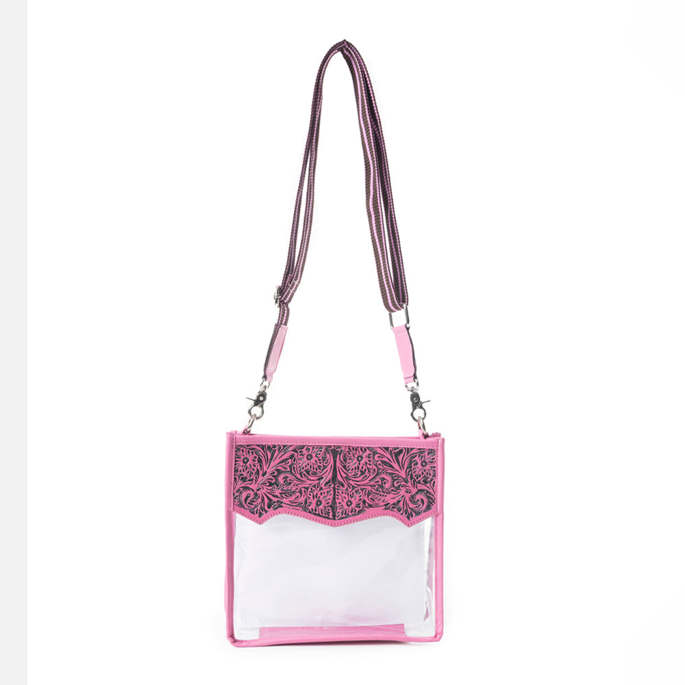 Pearlton Prairie Clear Bag In Pink