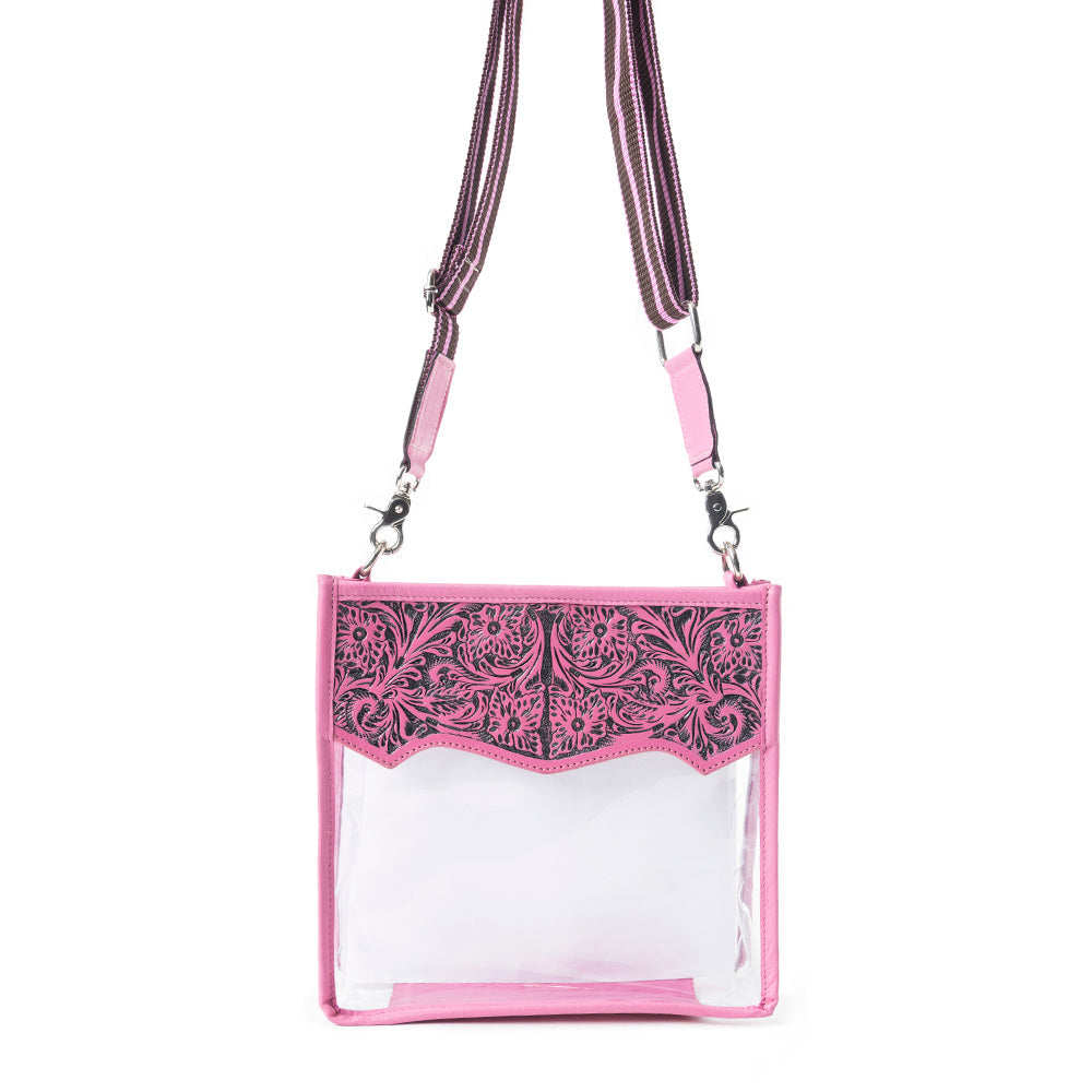 Pearlton Prairie Clear Bag In Pink