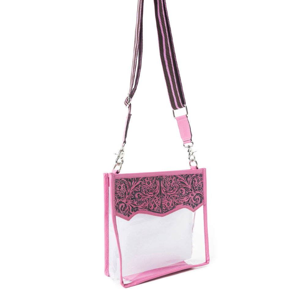 Pearlton Prairie Clear Bag In Pink