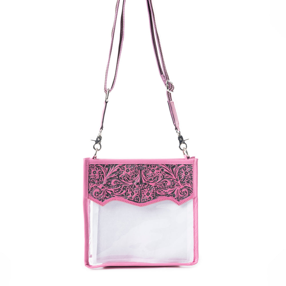 Pearlton Prairie Clear Bag In Pink
