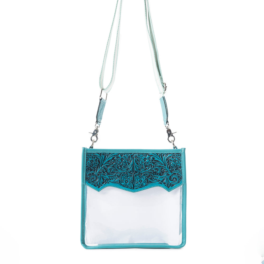 Pearlton Prairie Clear Bag In Blue