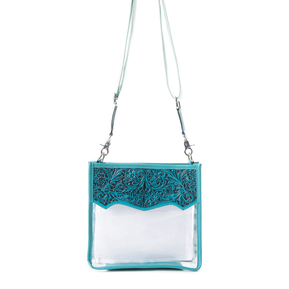 Pearlton Prairie Clear Bag In Blue