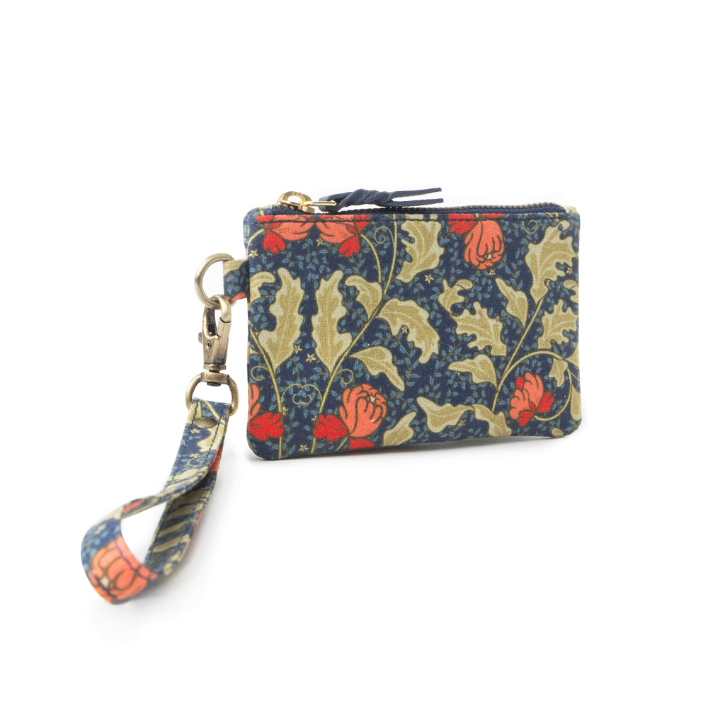 Red Blossoms Coin Purse