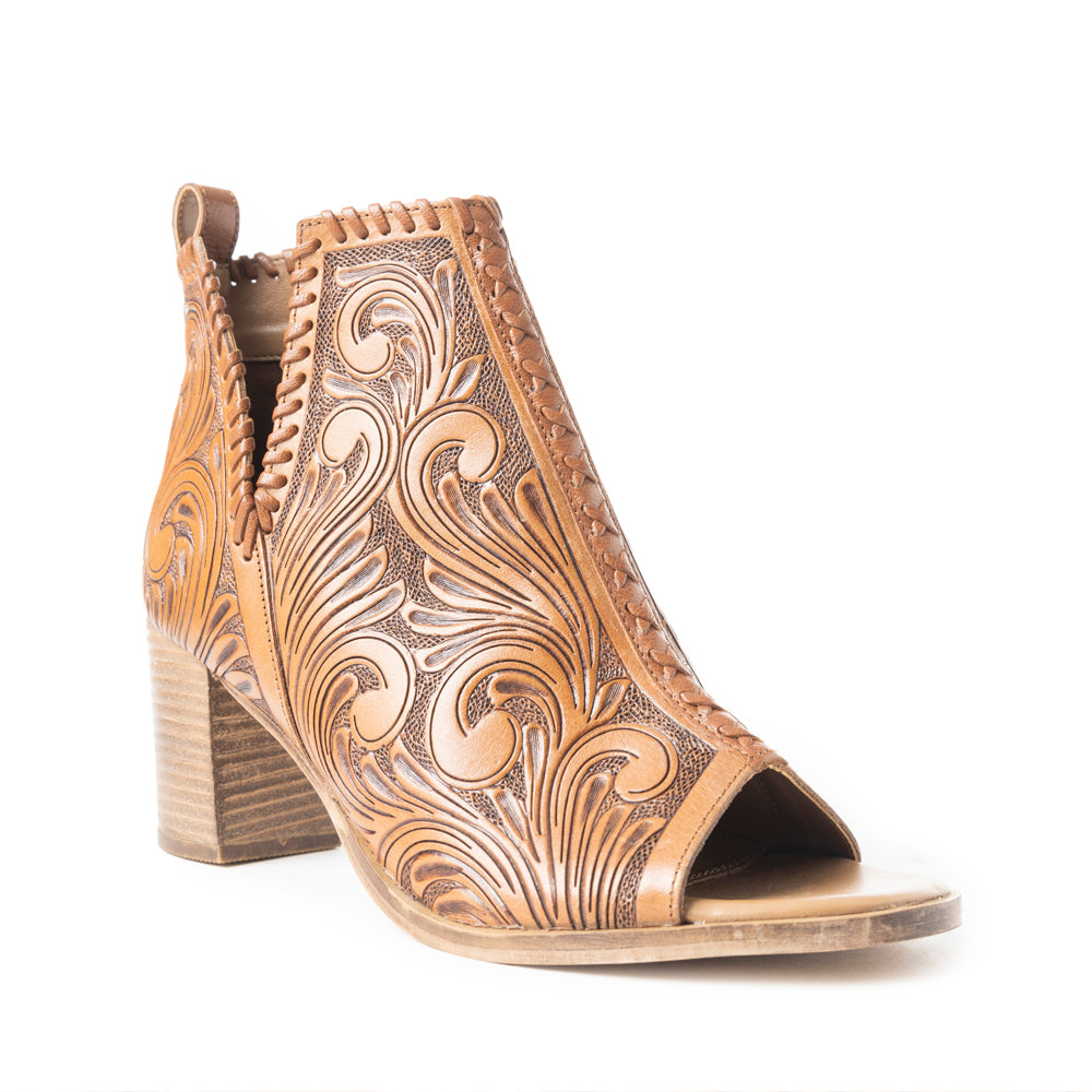 Persimmonee Heels In Dark Brown