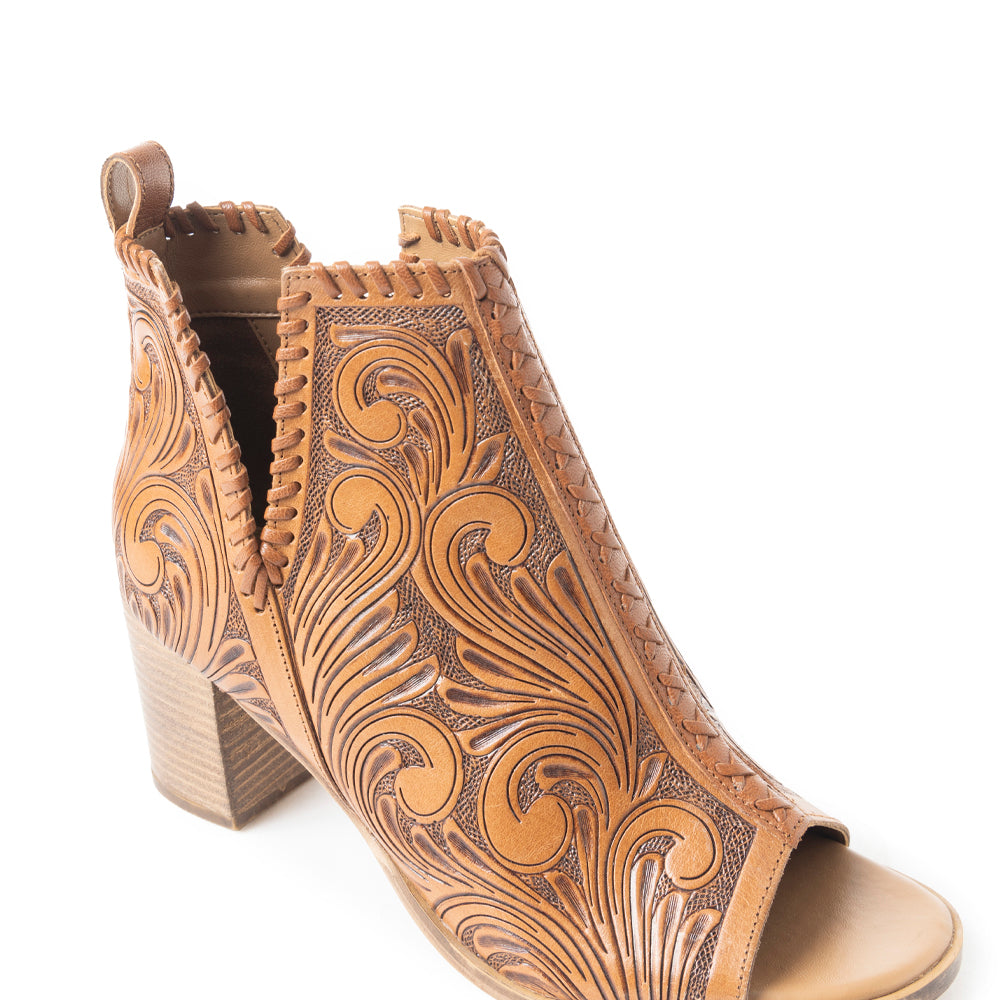 Persimmonee Heels In Dark Brown