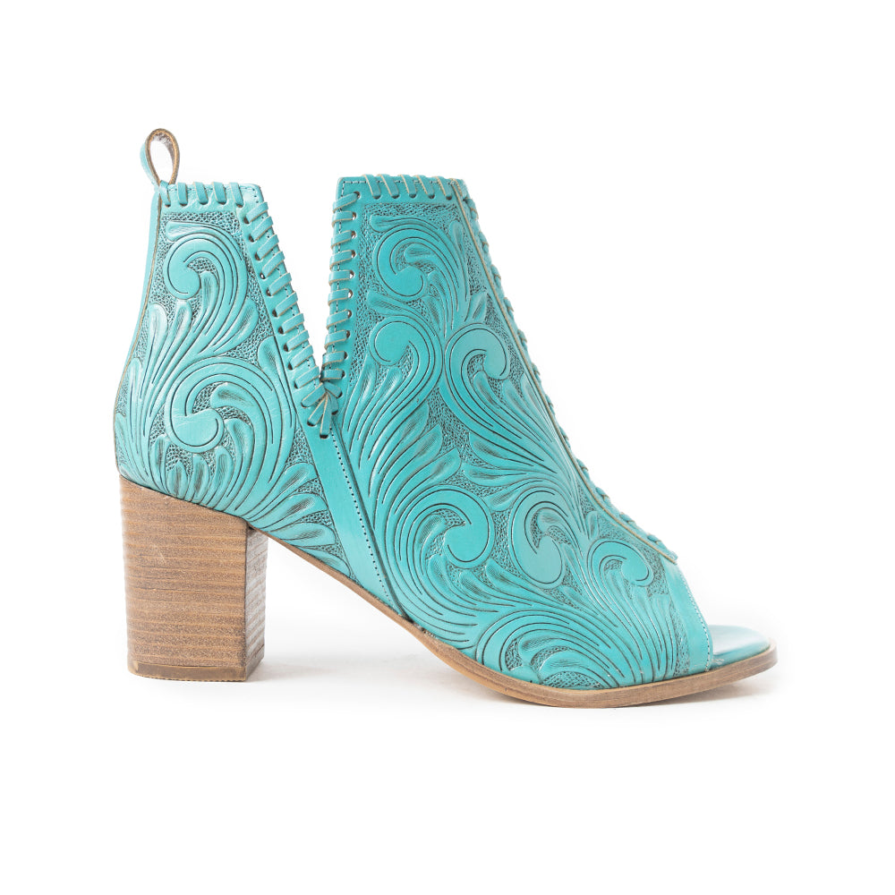 Persimmonee Heels In Turquoise