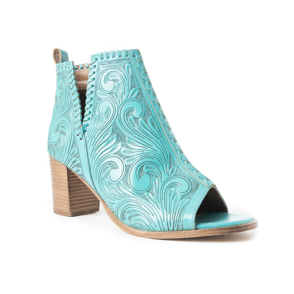 Persimmonee Heels In Turquoise