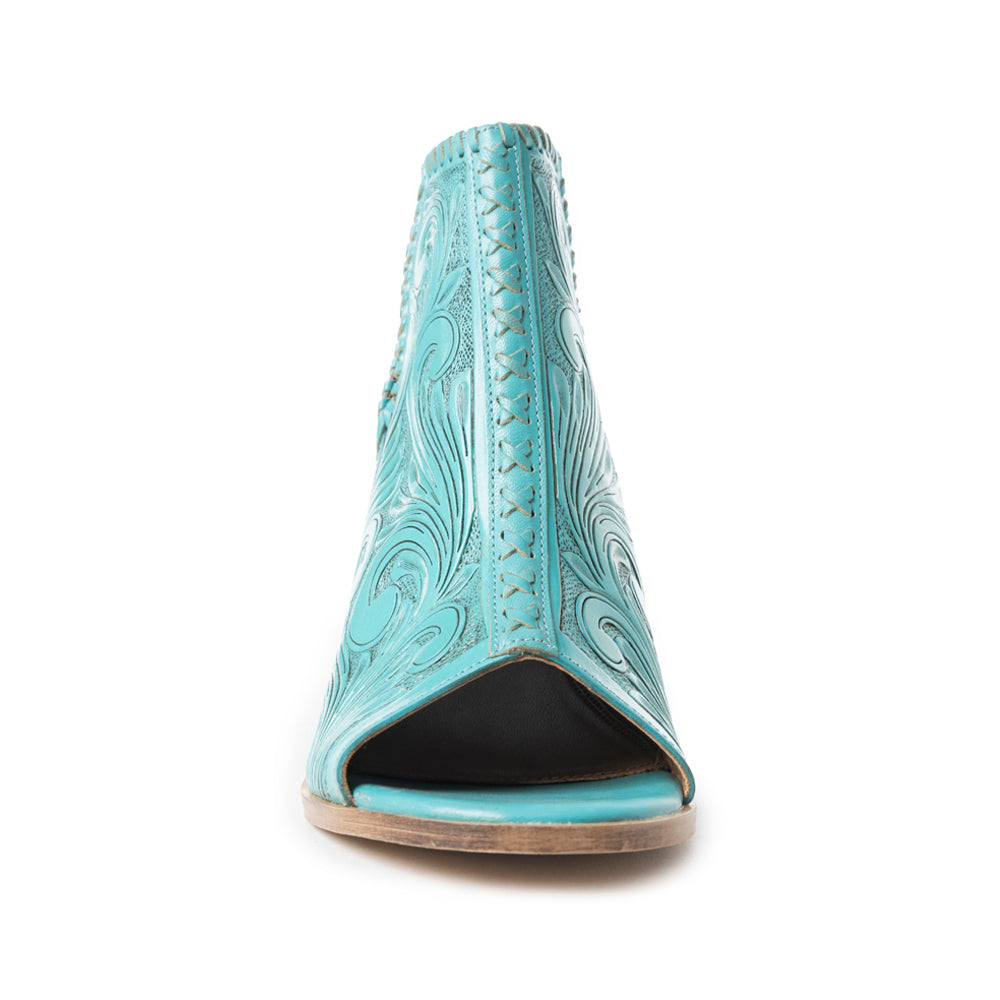 Persimmonee Heels In Turquoise