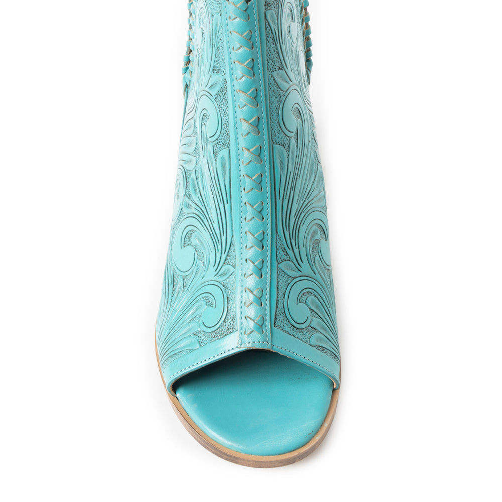 Persimmonee Heels In Turquoise