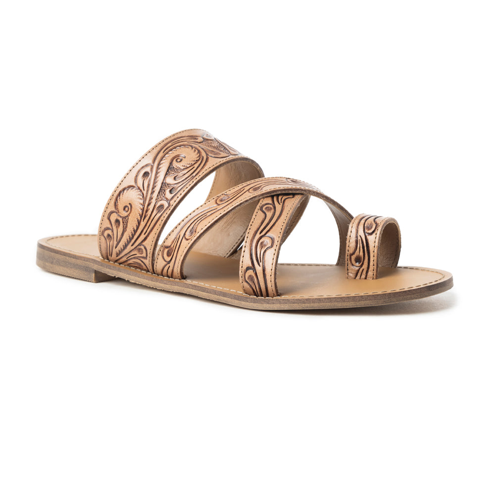 Delia Ridge Sandals In Brown