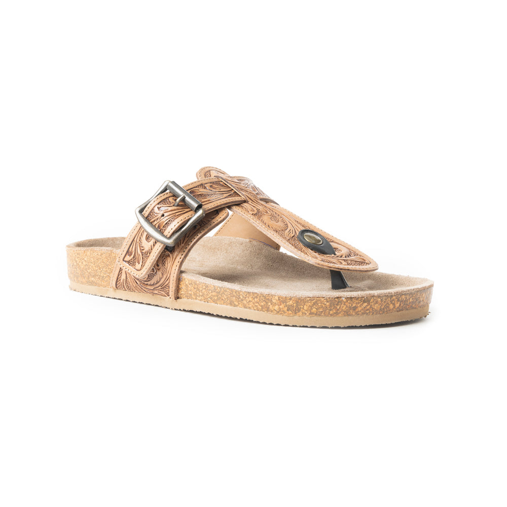 Balinda Ridge Sandals In Brown
