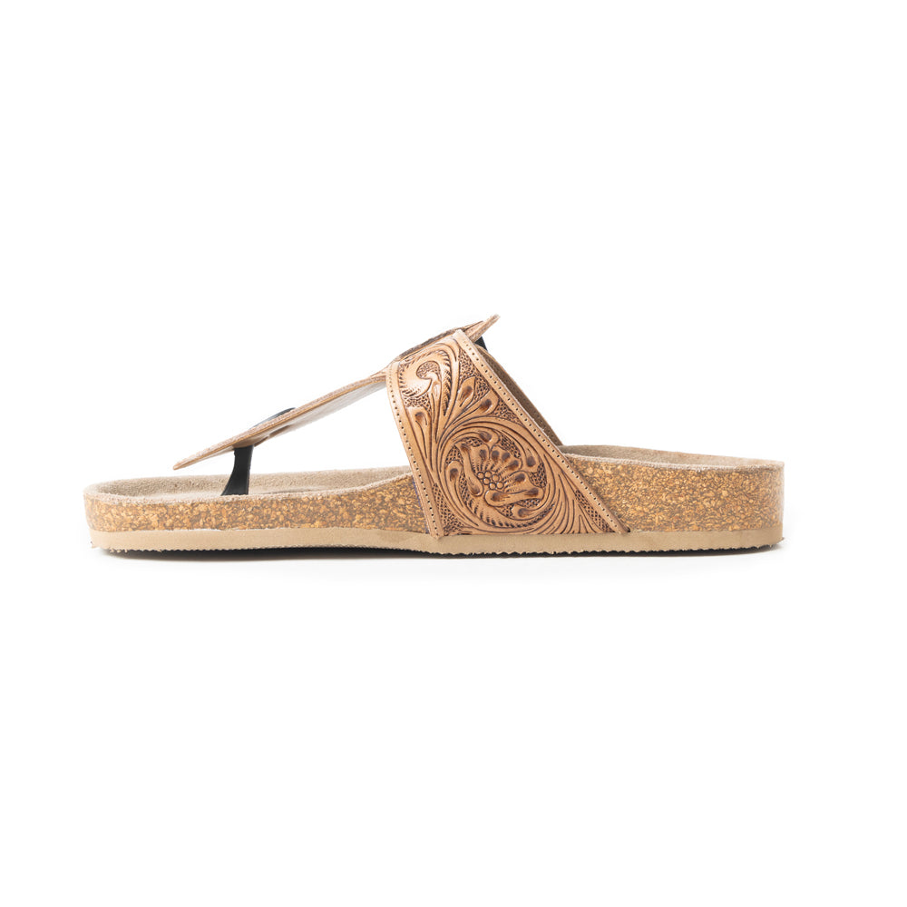 Balinda Ridge Sandals In Brown