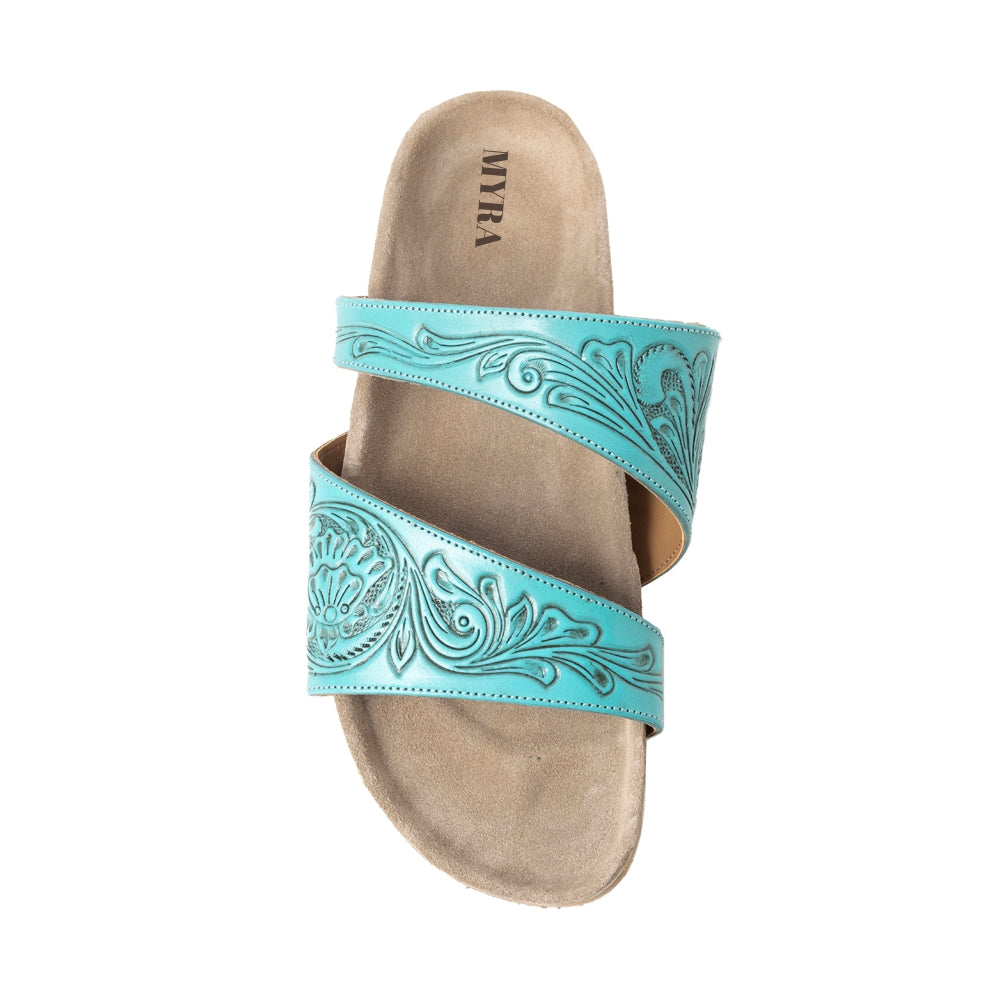 Westward Wind Sandals In Turquoise