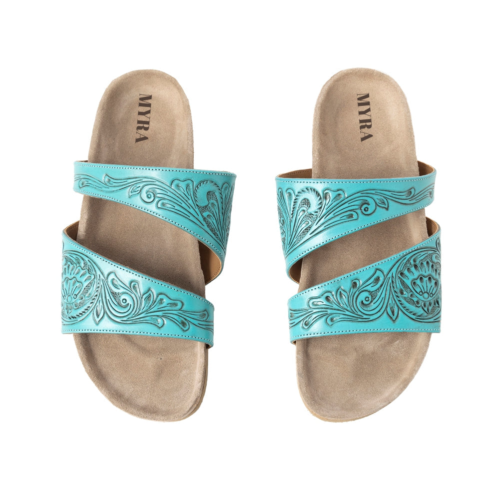 Westward Wind Sandals In Turquoise