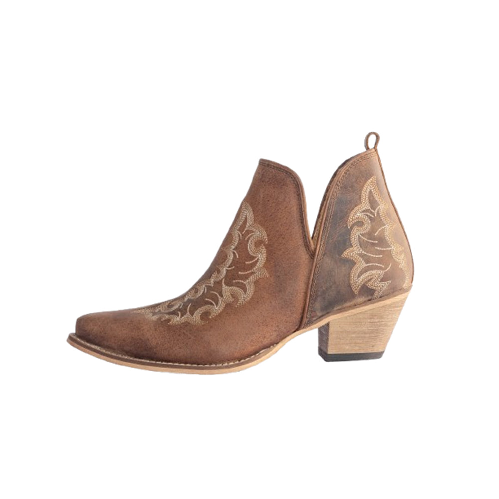 Trail Runner Booties In Brown