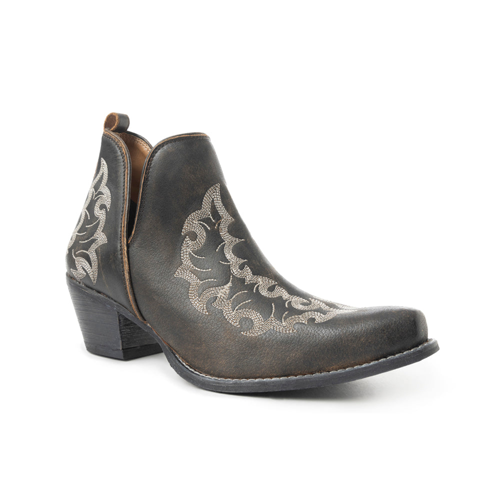 Trail Runner Booties In Dusty Black