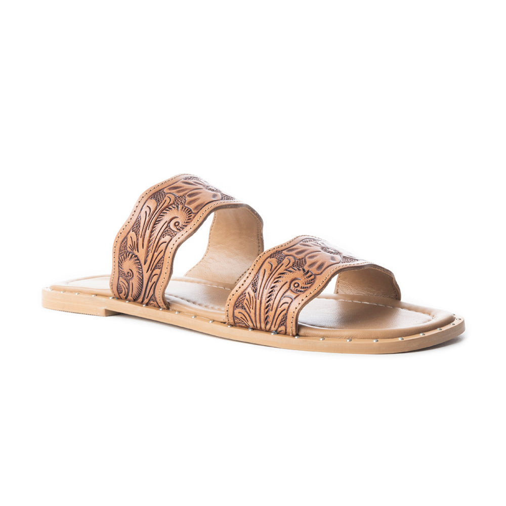 Santa Fe Daisy Slides In Brown