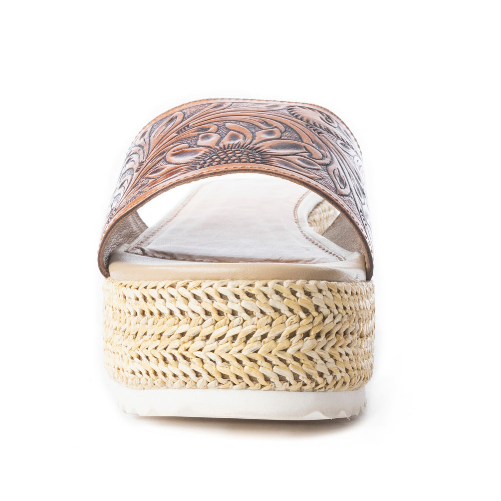 Gloriana Canyon Platform Sandals In Natural