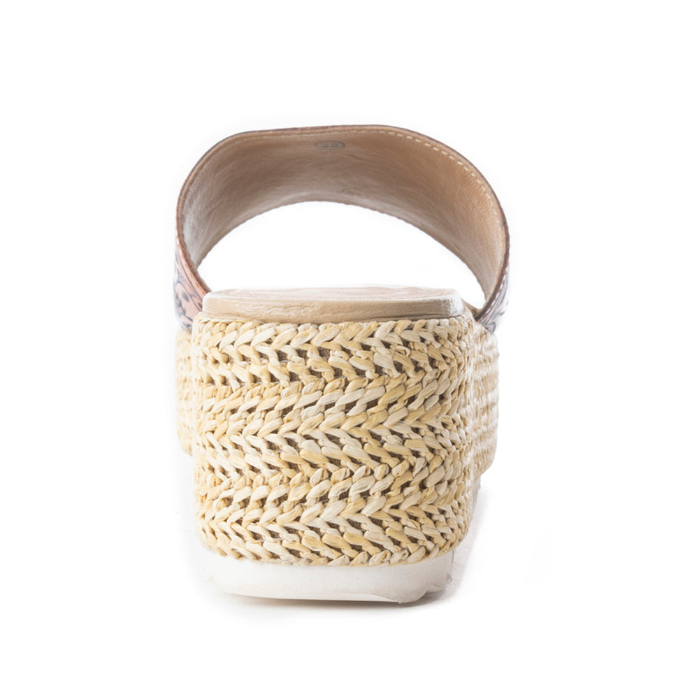 Gloriana Canyon Platform Sandals In Natural