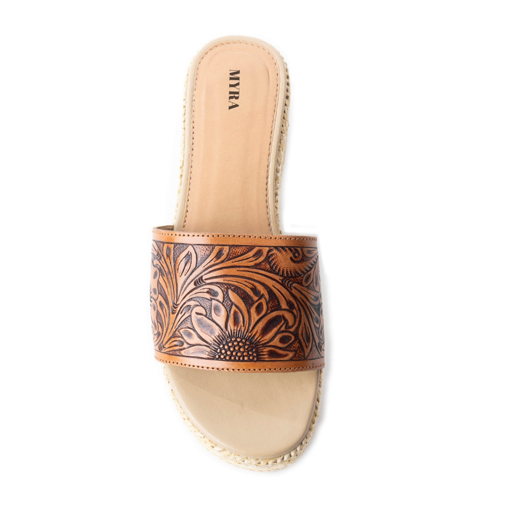 Gloriana Canyon Platform Sandals In Natural