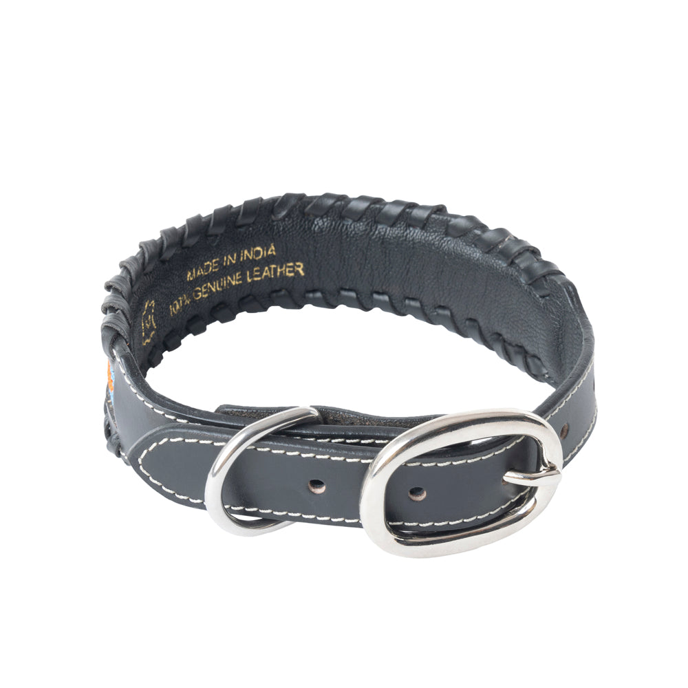 Running Wind Dog Collar In Black