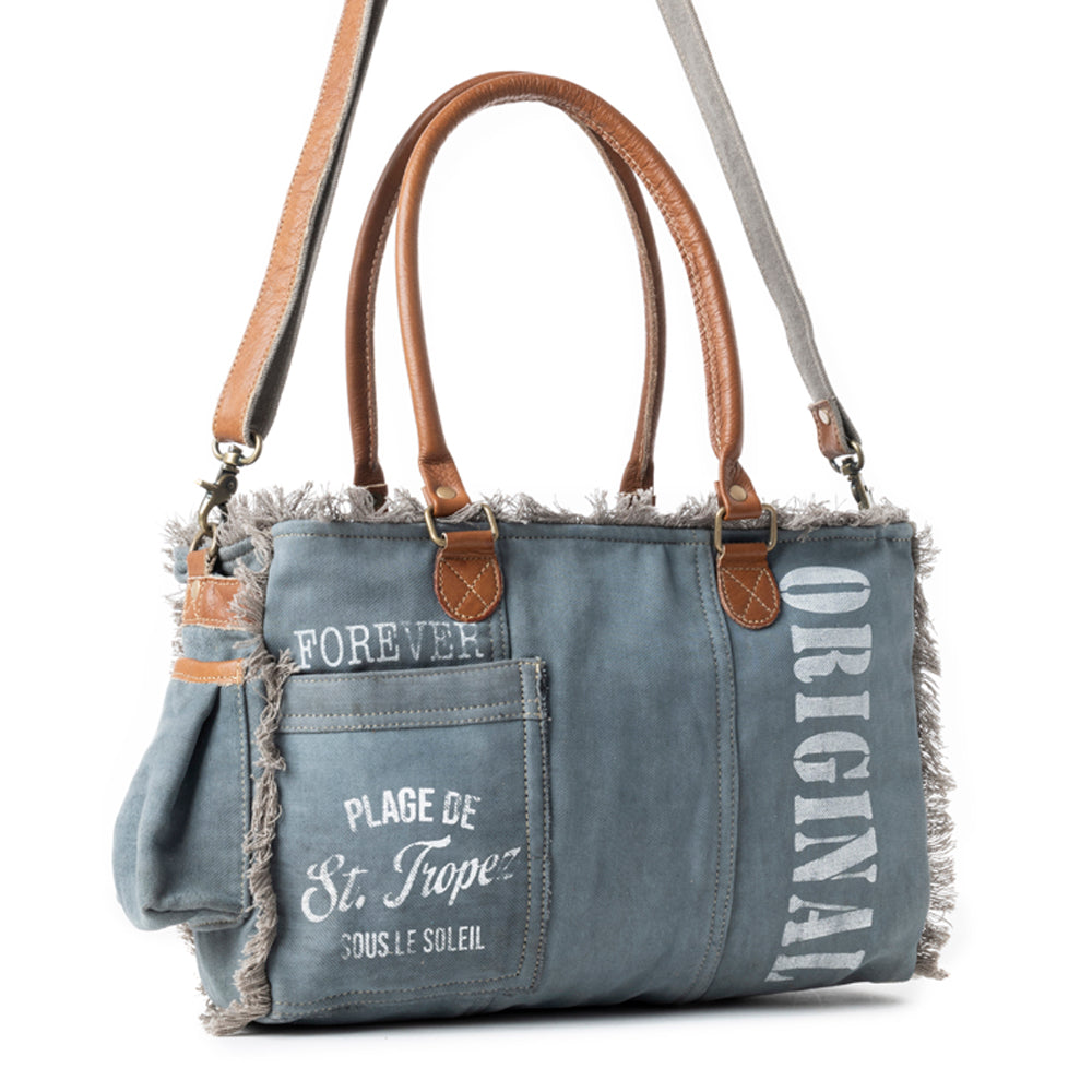 Coastal Steel Upcycled Tote Variant Combo