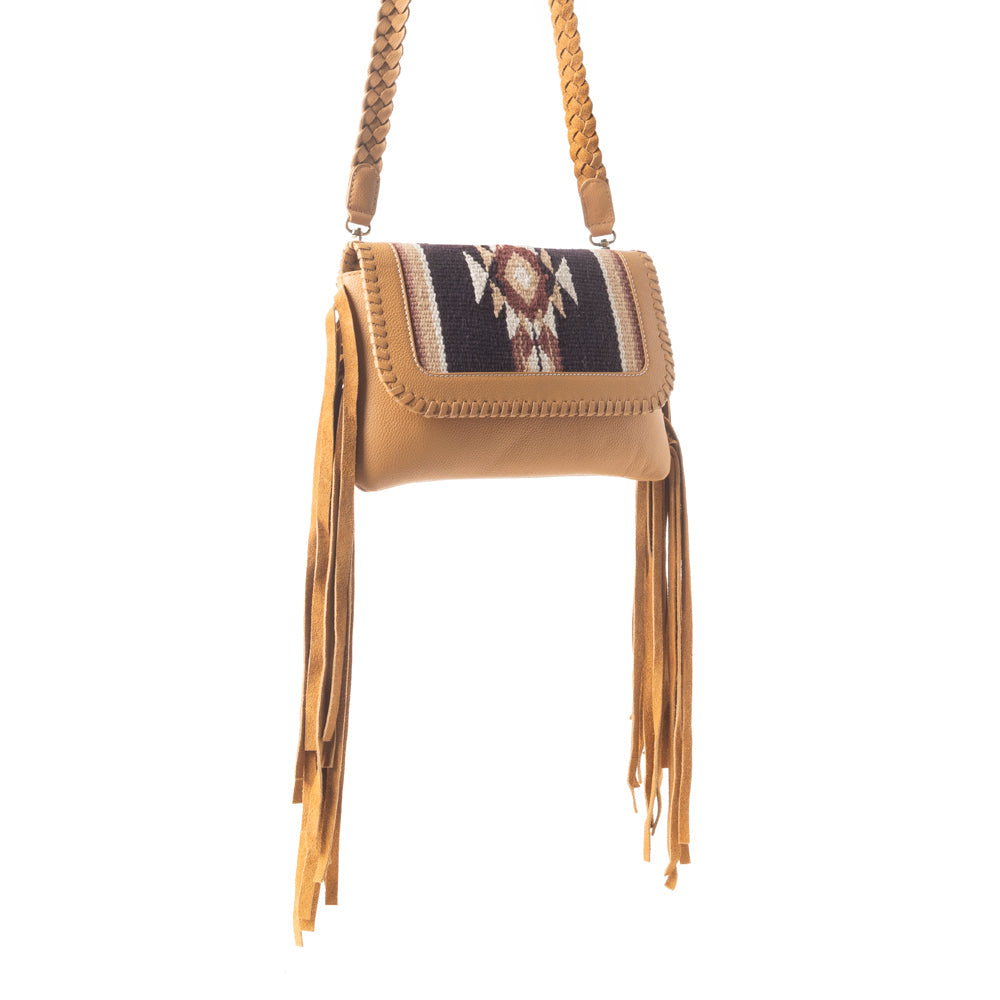 Desert Bonefire Crossbody Bag in Ochre Brown