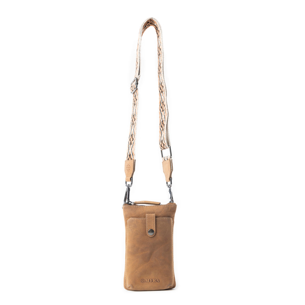 Saguaro Scout Leather Bag In Mid Brown