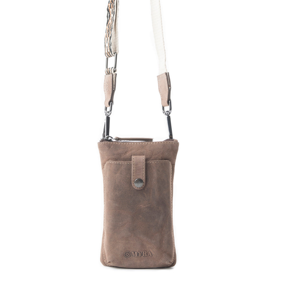 Saguaro Scout Leather Bag In Dark Brown