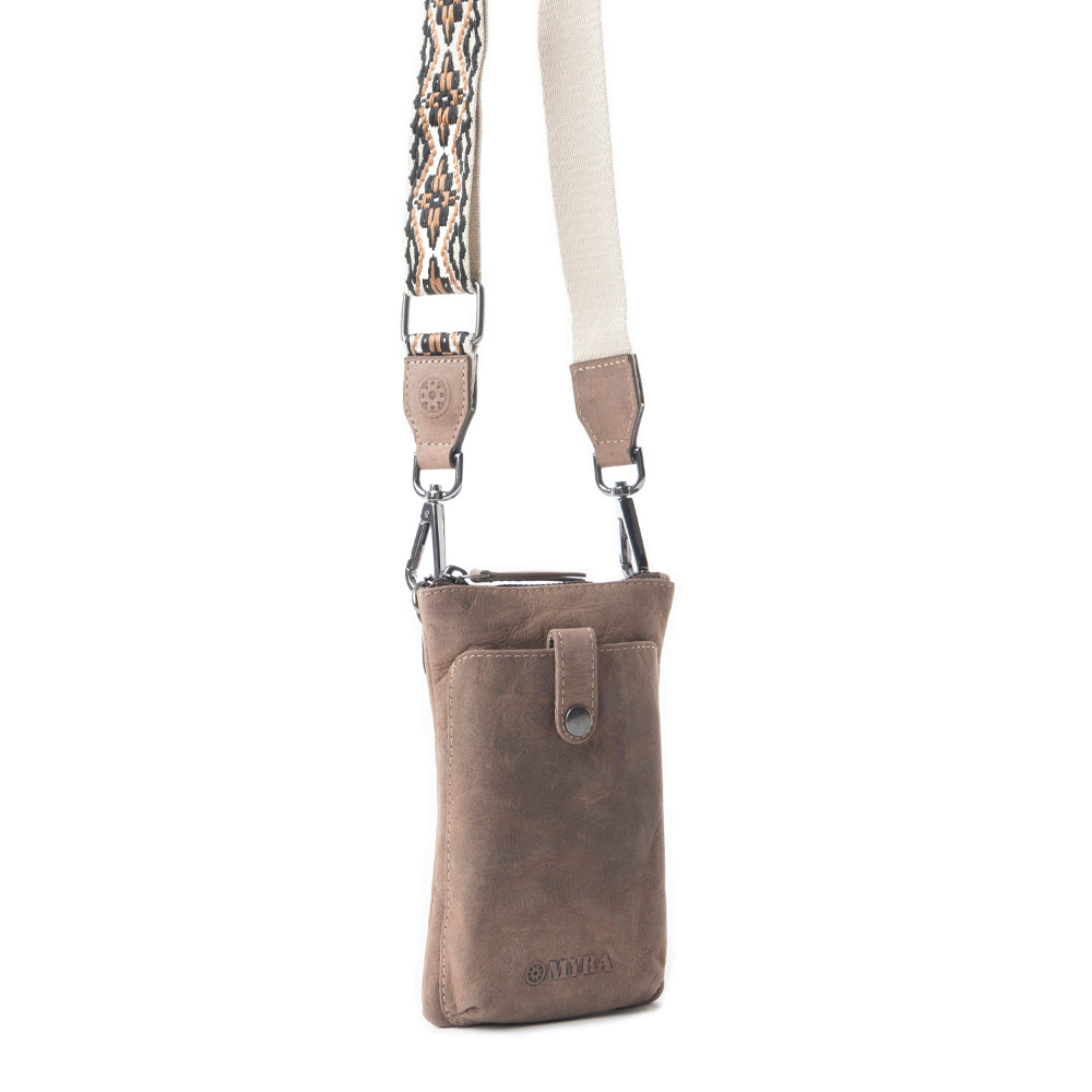Saguaro Scout Leather Bag In Dark Brown