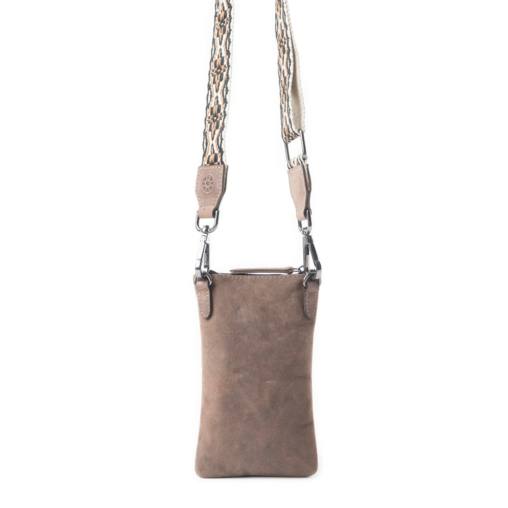 Saguaro Scout Leather Bag In Dark Brown
