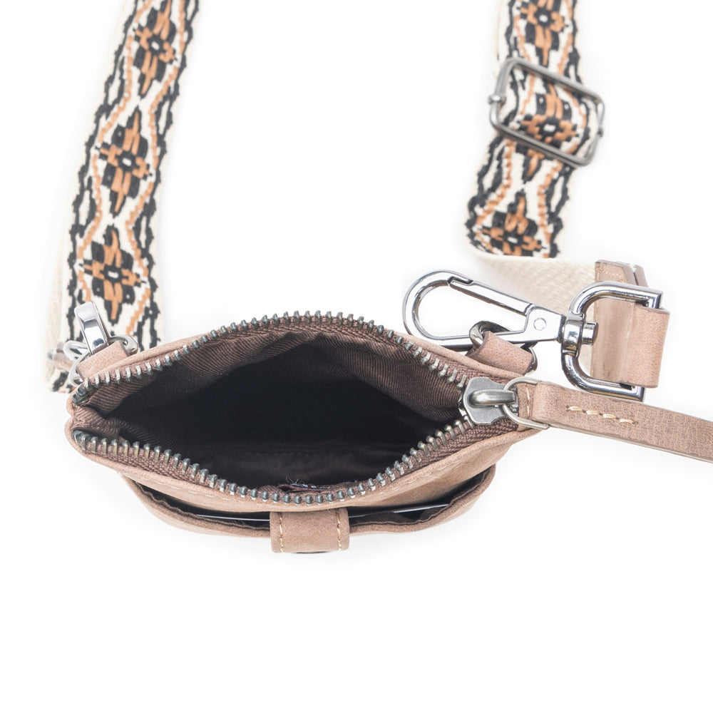 Saguaro Scout Leather Bag In Dark Brown