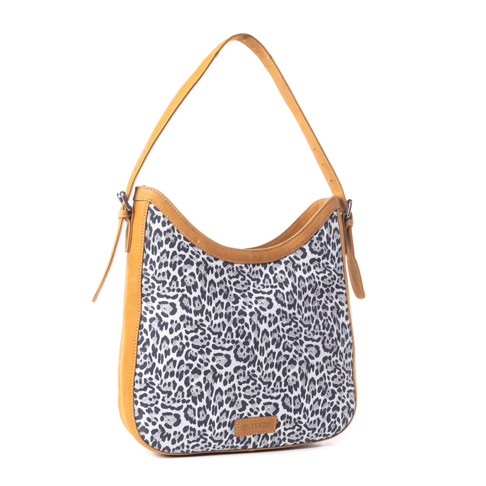Desert Snow Leopard Leather Bag Variant Combo