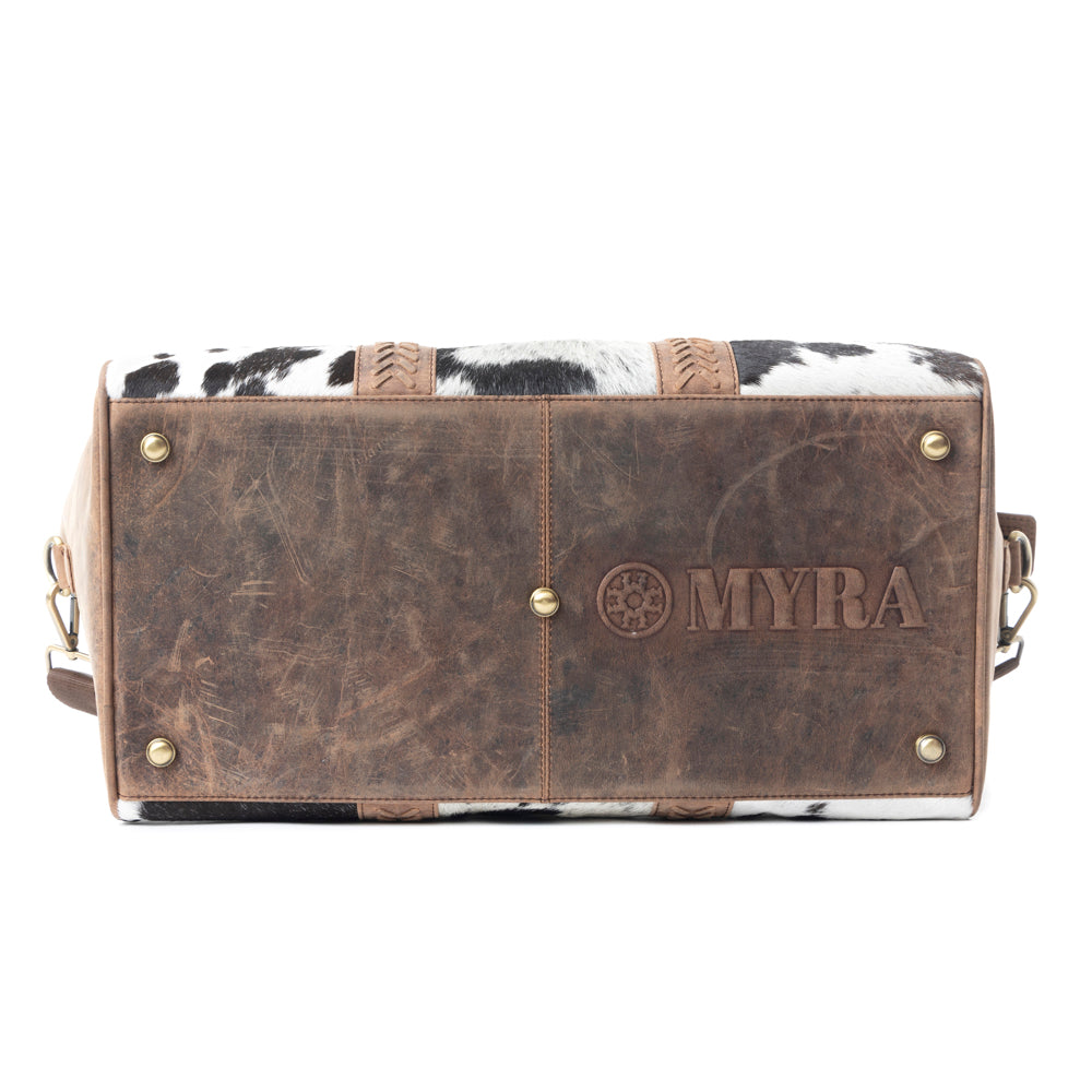 Rancher's Romance Mini Duffle In Black & White