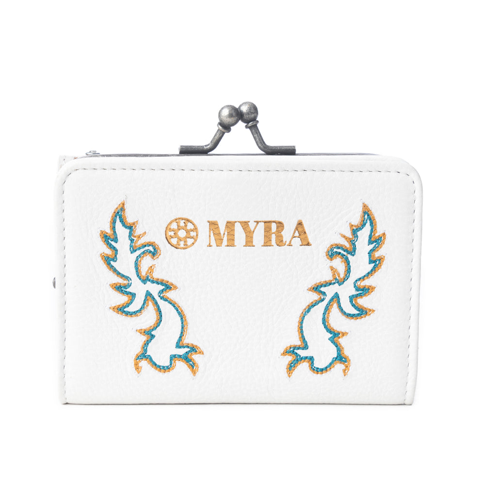 Sparkling Desert Moon Coin Purse In Chocolate White