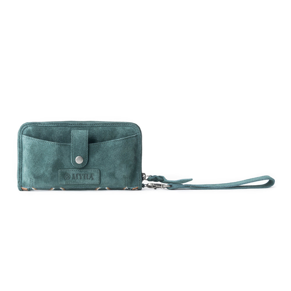 Electric Desert Wallet In Green