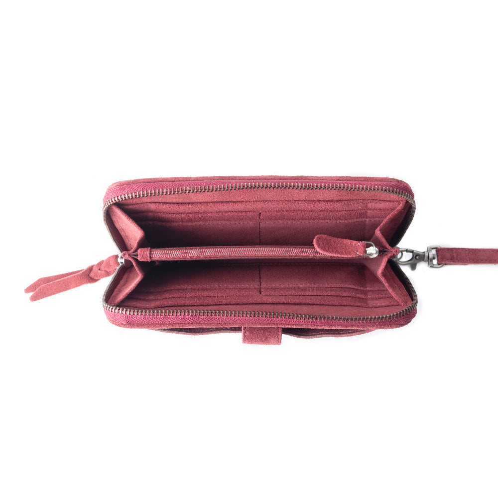 Electric Desert Wallet In Red