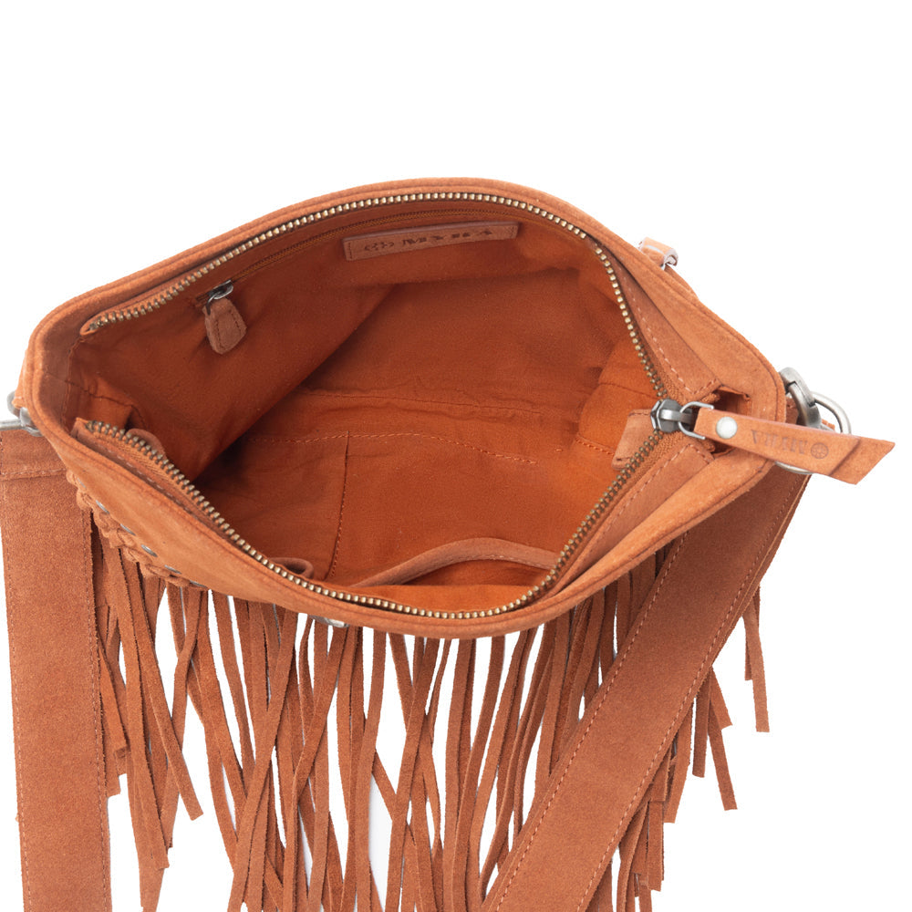 Stallion's Luck Leather Bag In Brown