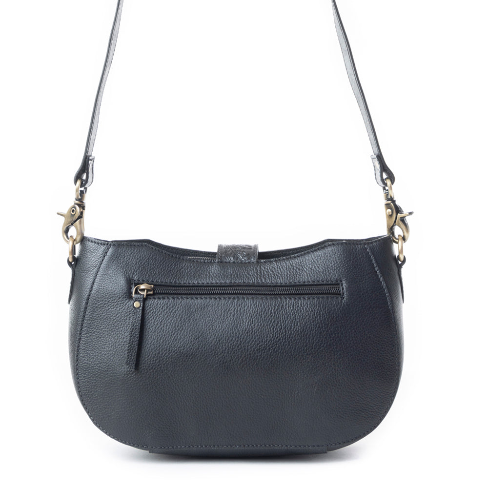 Wildflowers of the Prairie Bag In Black