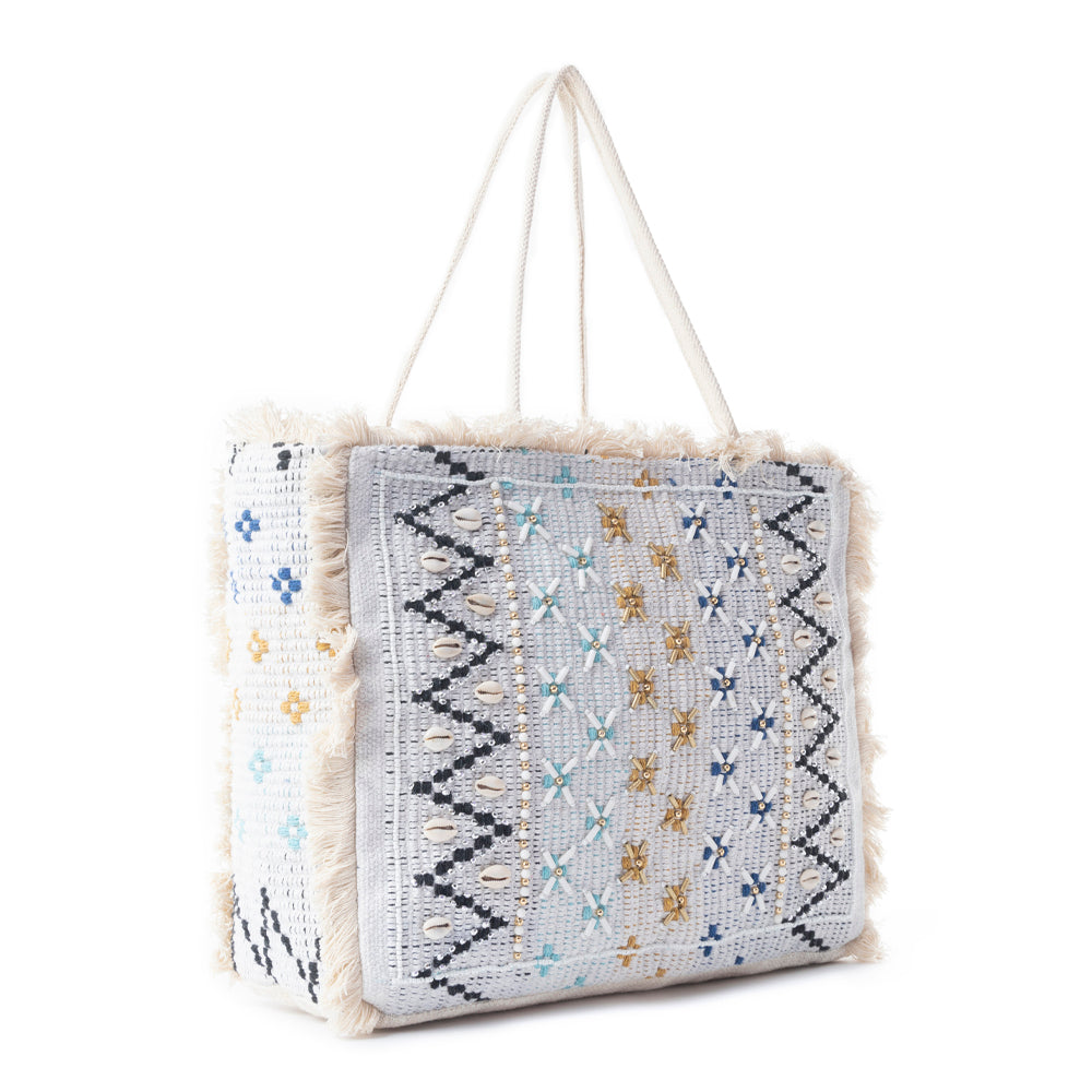 Sonoran Starlight Weekender Bag In White