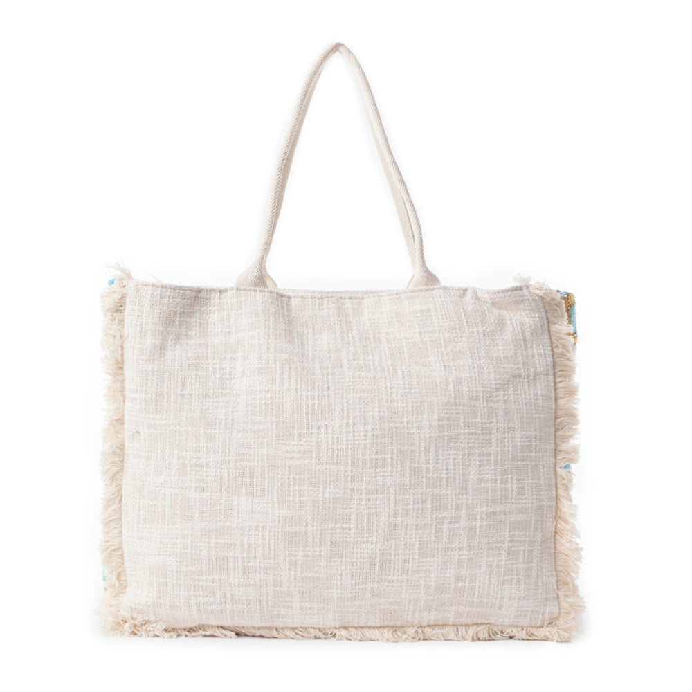 Sonoran Starlight Weekender Bag In Blue & White