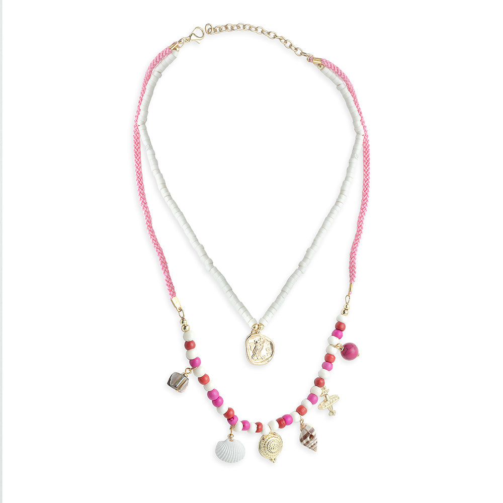 My Treasures Necklace In Rose