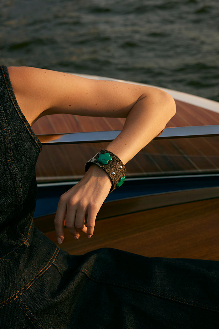 Cloud Crossing Cuff Bracelet