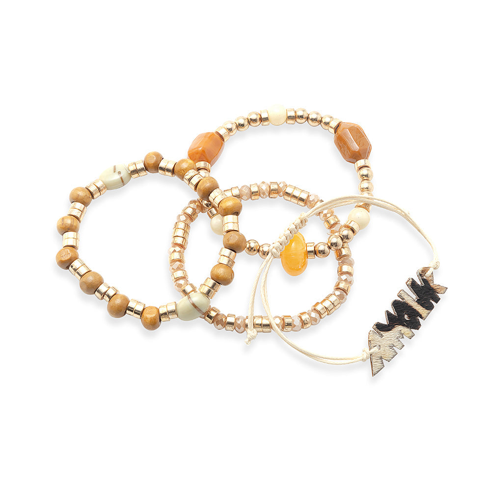 Honey Love Stacked Bracelet