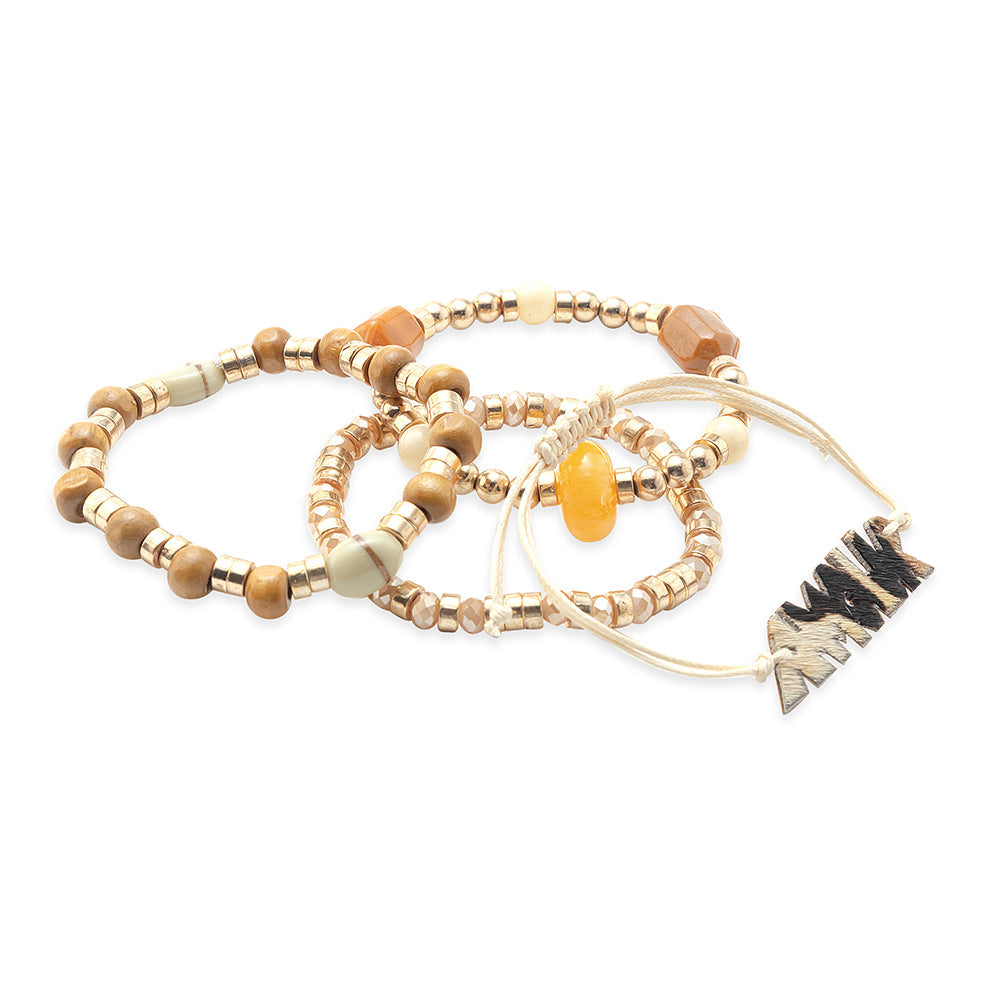 Honey Love Stacked Bracelet