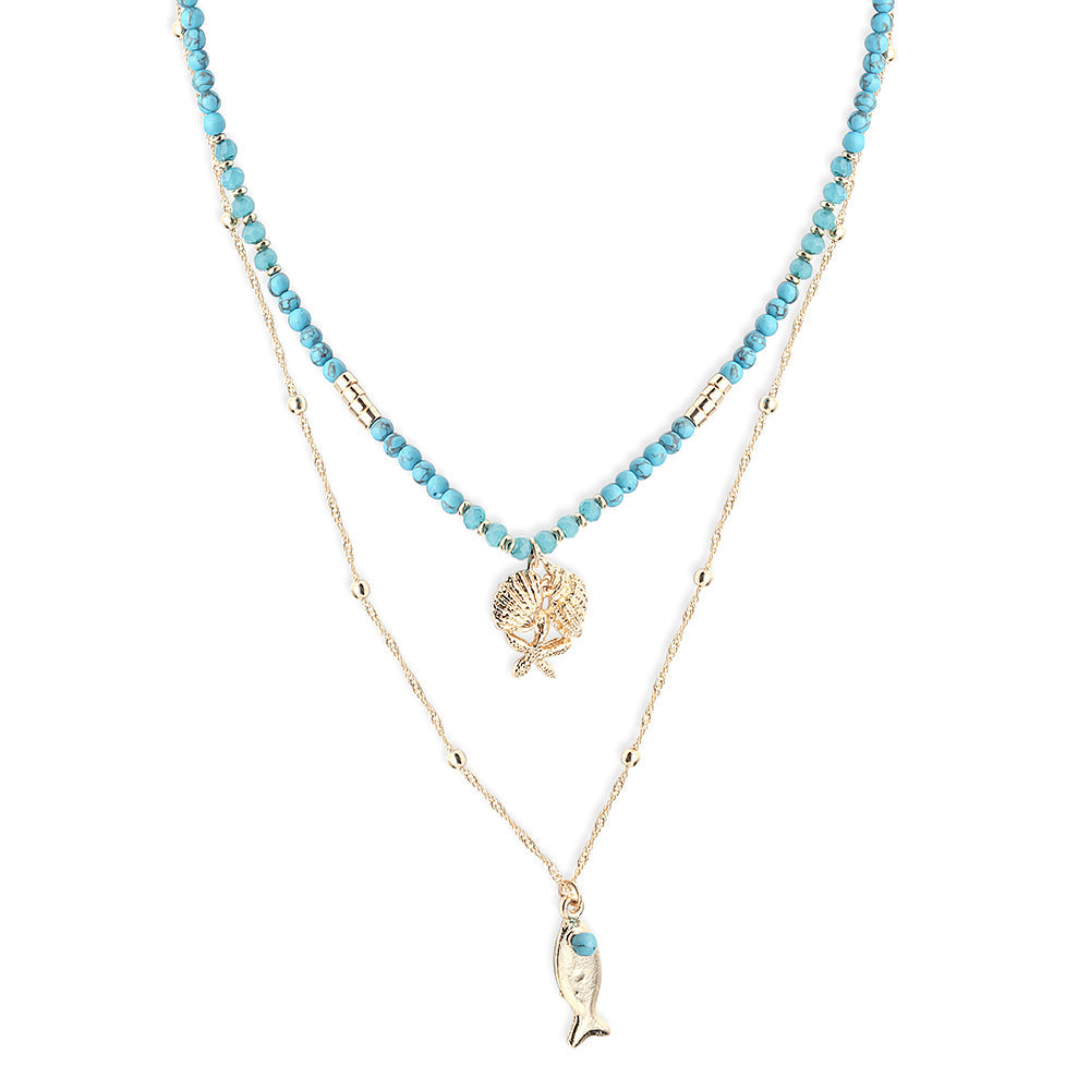 Lagoon Layers Necklace