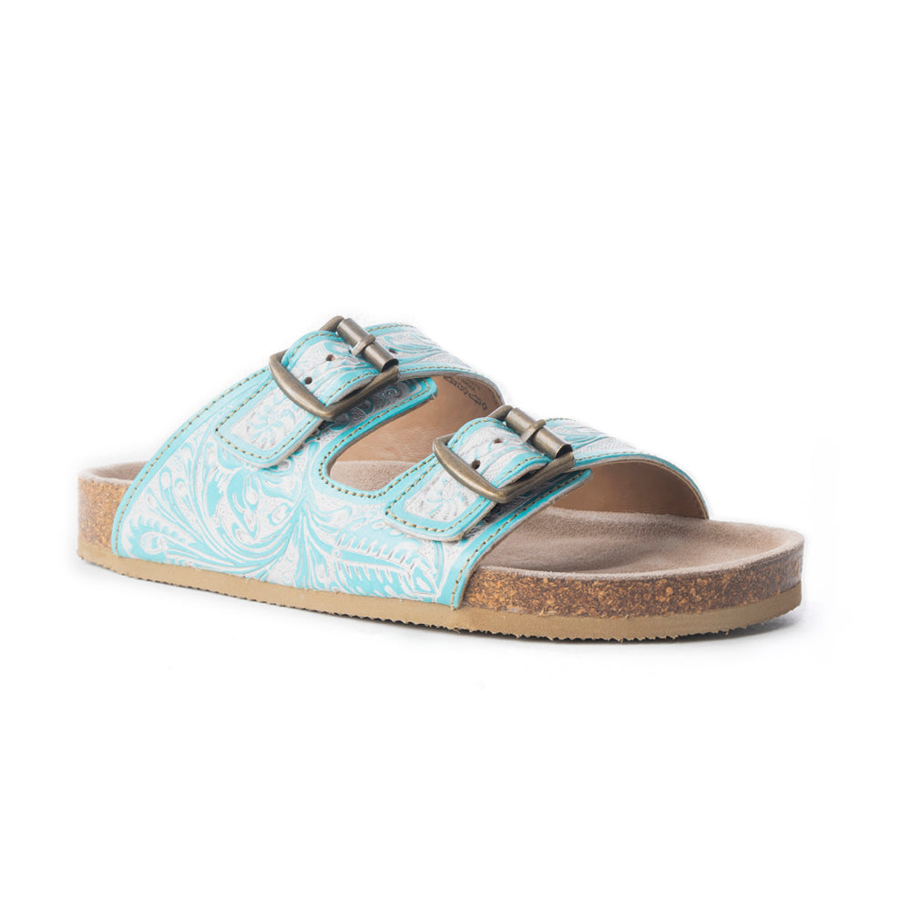 Turquoise Trail Birks In Turquoise & White