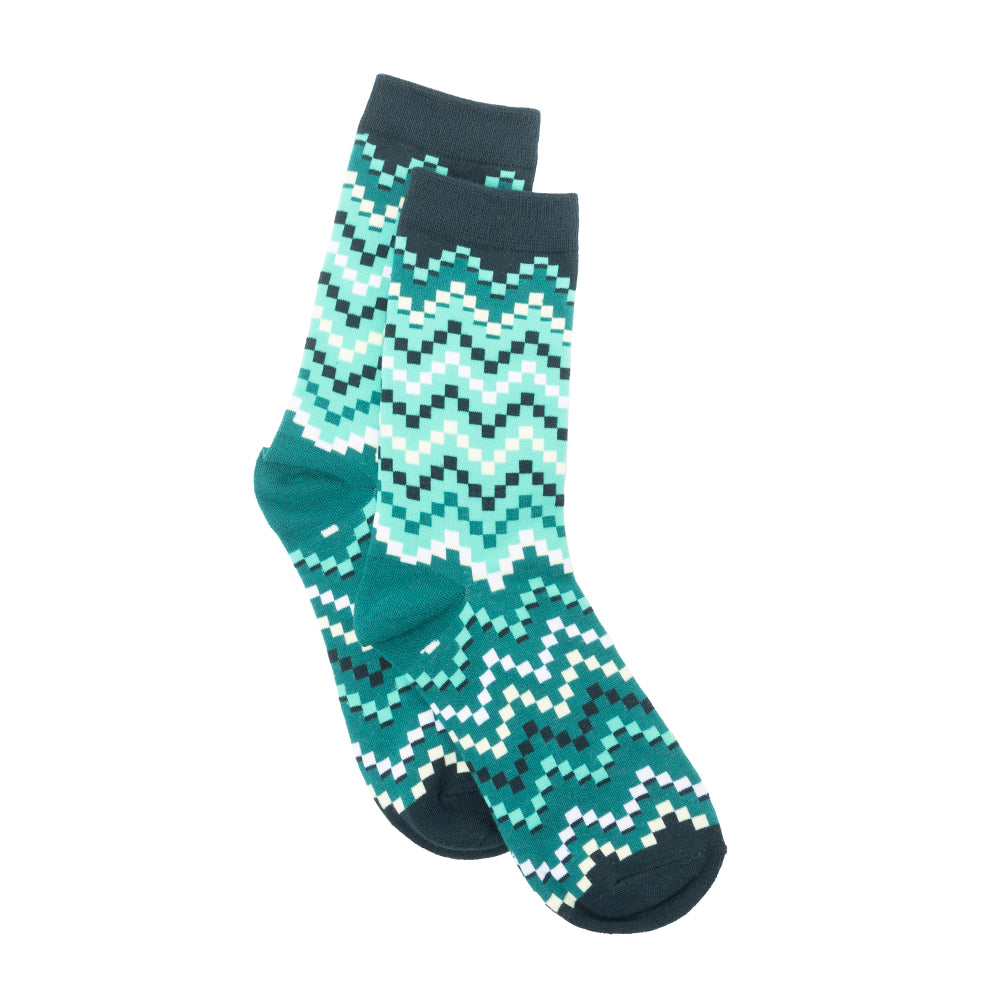 Jade Valley Pixie Socks In Green
