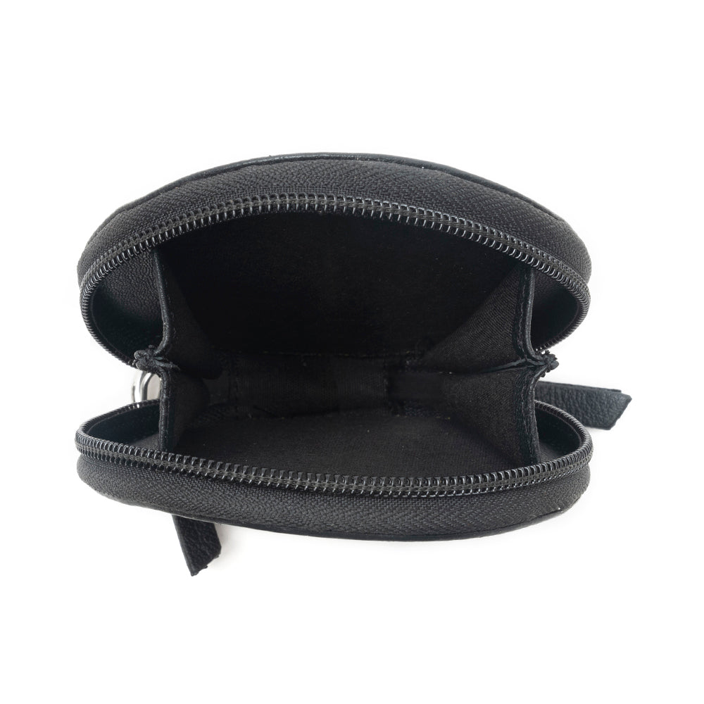 Western Crest Handtooled Leather Coin Pouch in Desert Tan