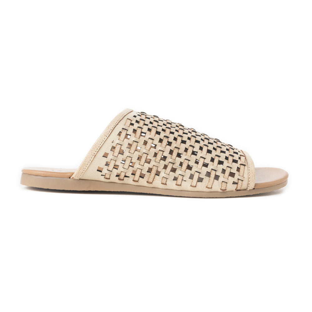 Dawnlace Desert Curve Sandals in  Beige